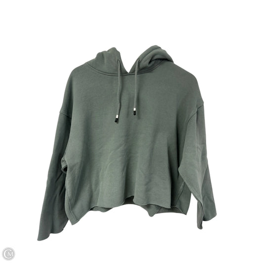Sweatshirt Hoodie By Clothes Mentor In Green, Size: L
