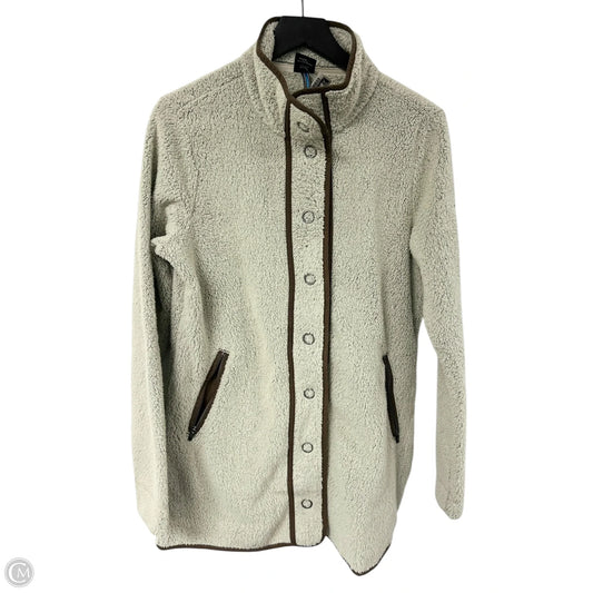 Jacket Faux Fur & Sherpa By Kuhl In Brown & Cream, Size: M
