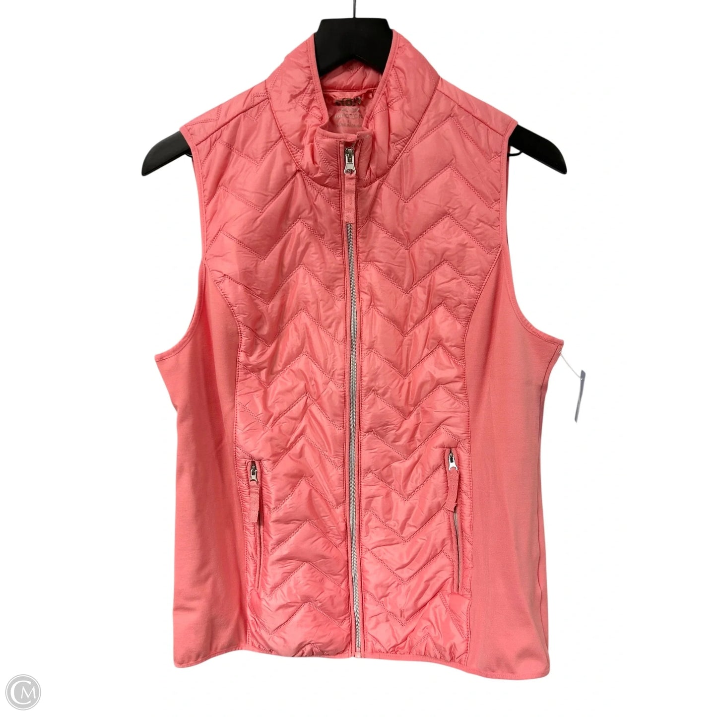 Vest Puffer & Quilted By Maurices In Peach, Size: L