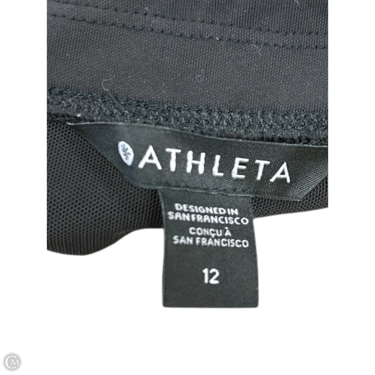Athletic Pants By Athleta In Black, Size: 12
