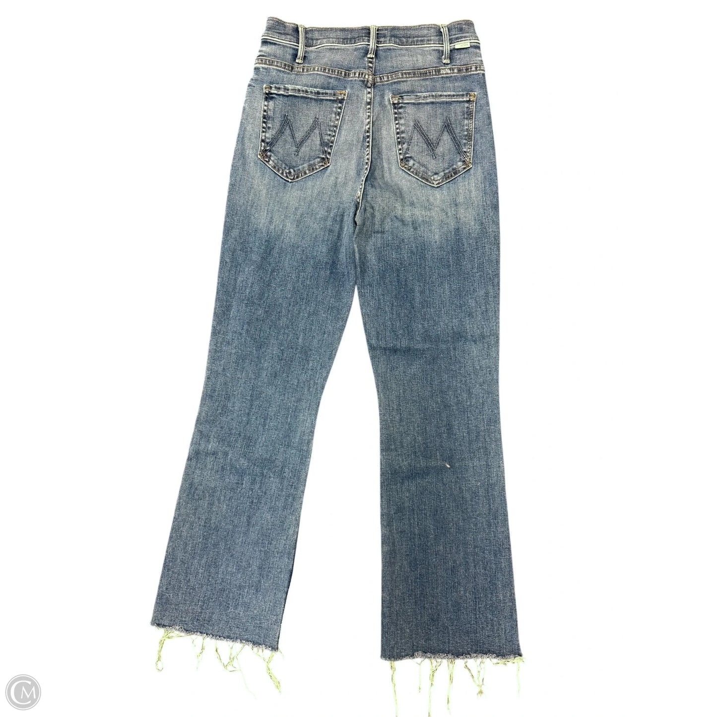 Jeans Straight By Mother In Blue Denim, Size: 6
