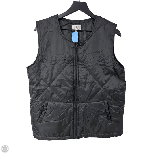 Vest Puffer & Quilted By Socialite In Black, Size: S