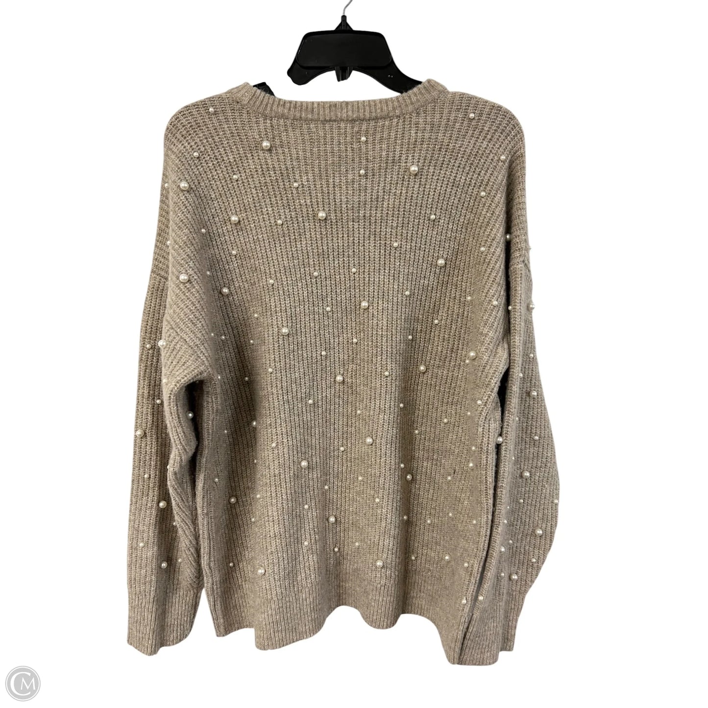 Sweater By Nine West Apparel In Beige, Size: Xl