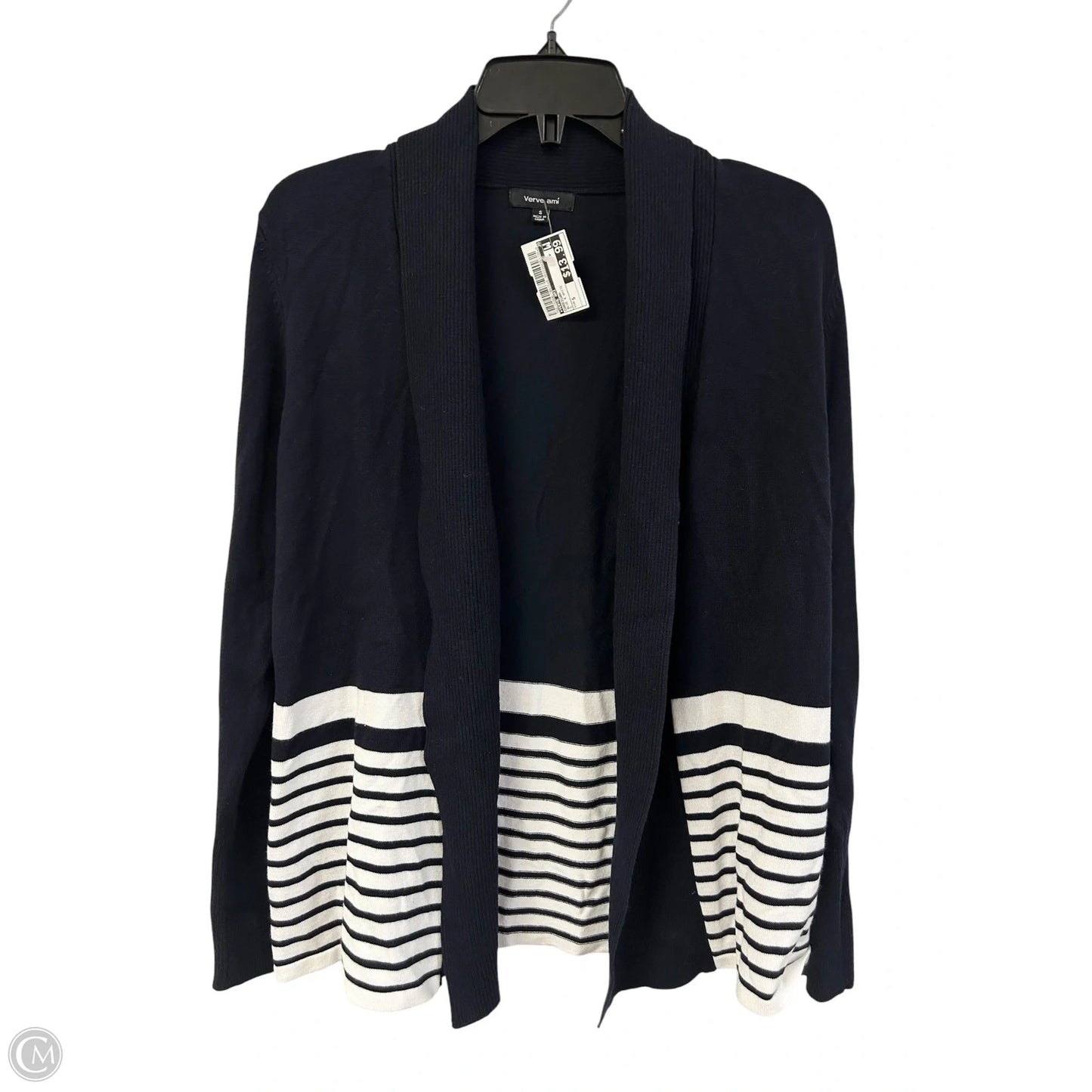 Cardigan By Verve Ami In Blue & White, Size: S