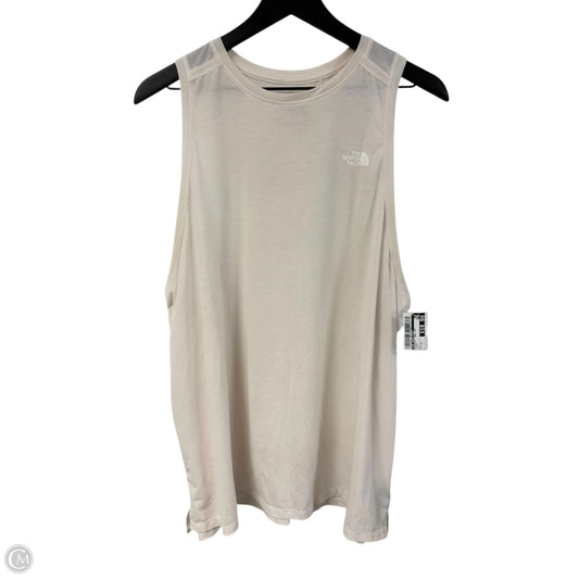 Athletic Tank Top By The North Face In Ivory, Size: 1x