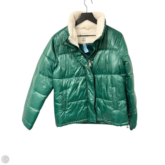 Coat Puffer & Quilted By Koolaburra By Ugg In Green, Size: S