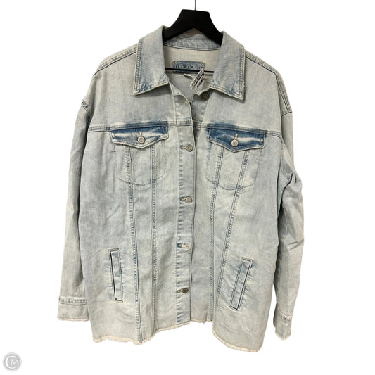 Jacket Denim By Maurices In Blue Denim, Size: L