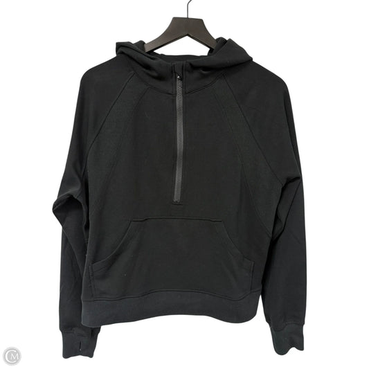 Athletic Sweatshirt Hoodie By Thread And Supply In Black, Size: S
