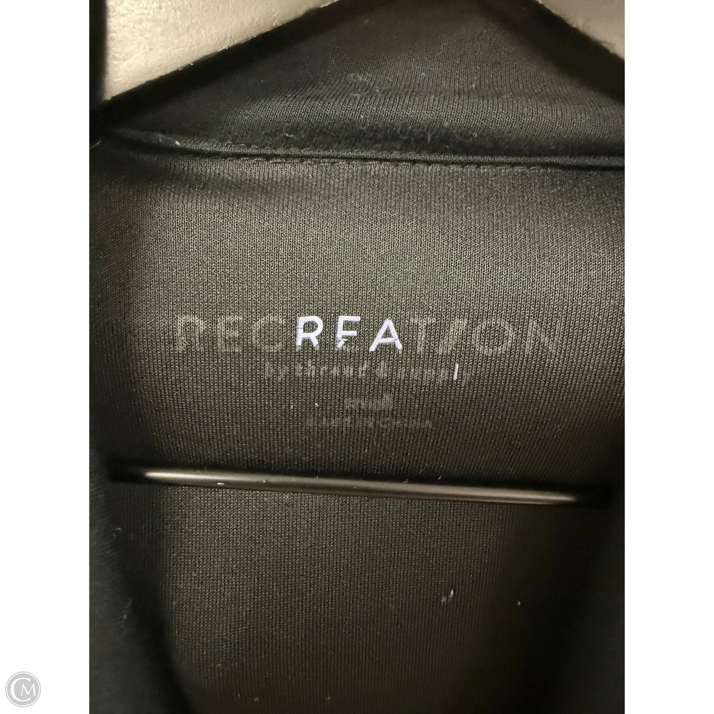 Athletic Sweatshirt Hoodie By Thread And Supply In Black, Size: S