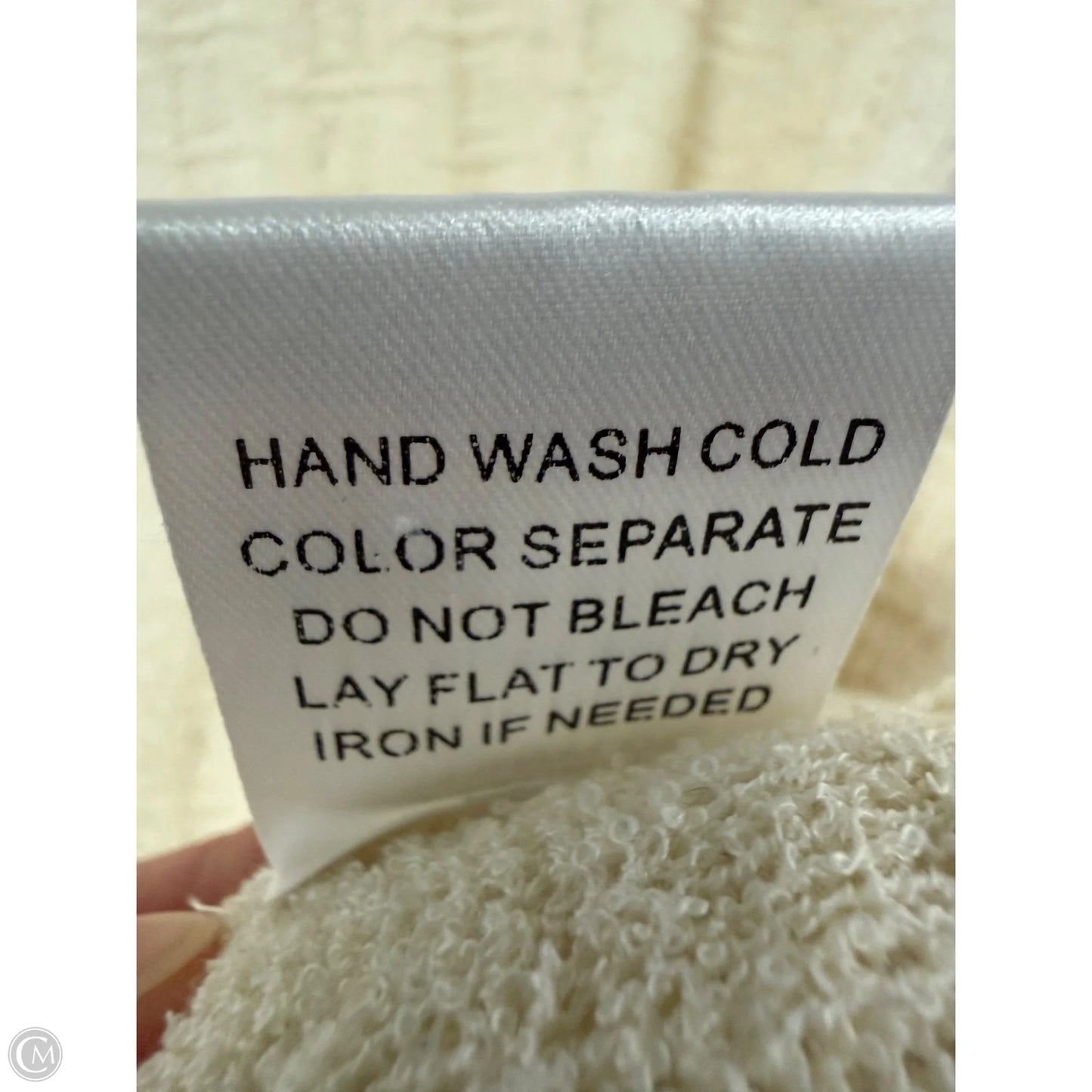 Sweater Short Sleeve By Gilli In Cream, Size: M