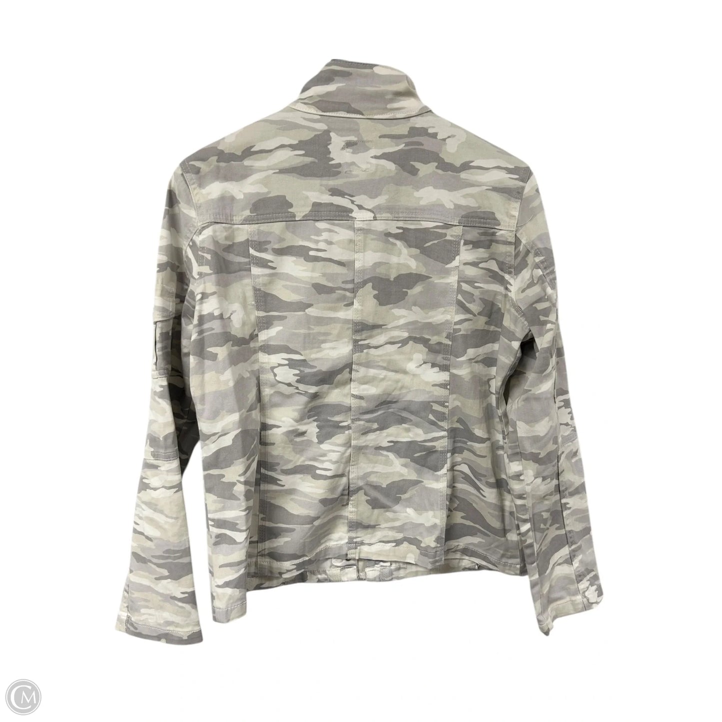 Jacket Denim By Kensie In Camouflage Print, Size: M