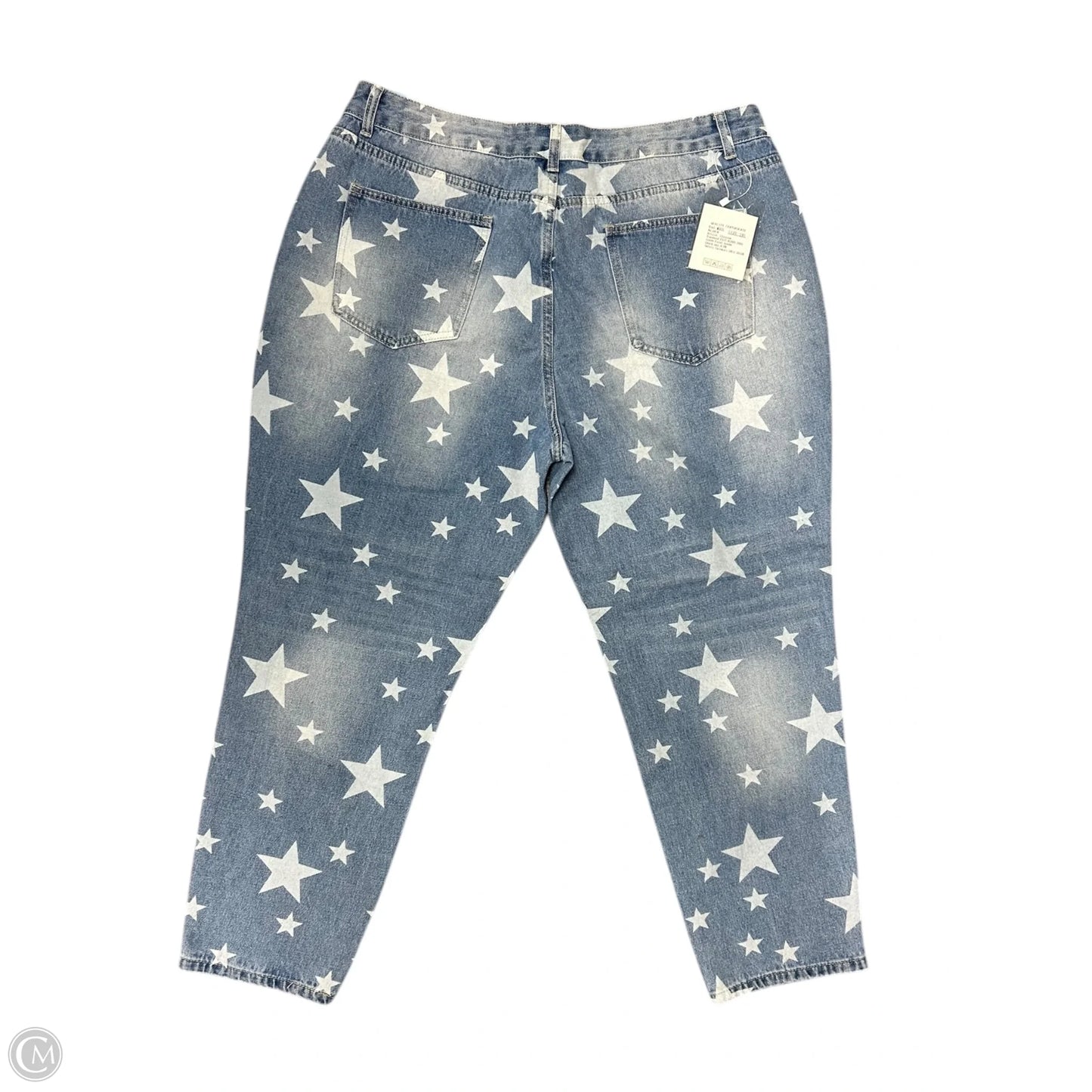 Jeans Straight By Clothes Mentor In Blue Denim, Size: 2x