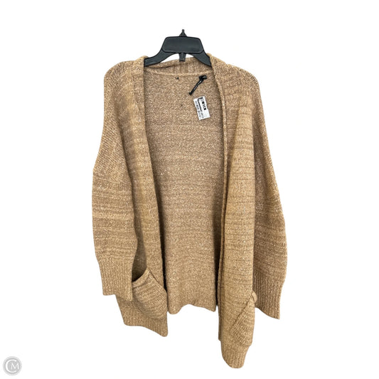 Sweater Cardigan By Doe & Rae In Beige, Size: L