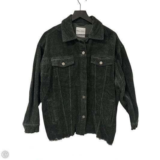 Jacket Shirt By Cmc In Green, Size: Xl