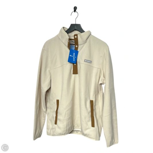 Sweatshirt Collar By Columbia In Brown & Cream, Size: Xxl