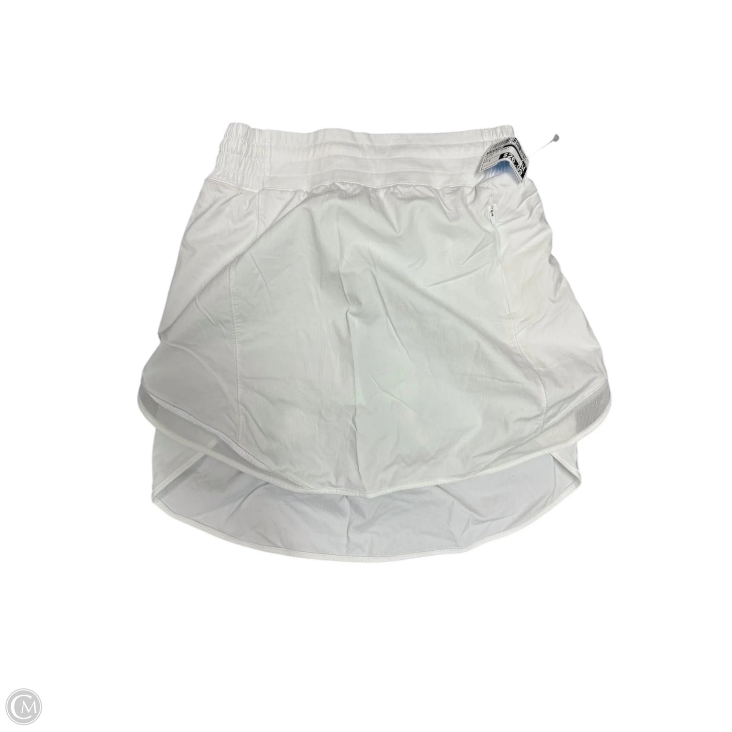 Athletic Skort By Lululemon In White, Size: 4