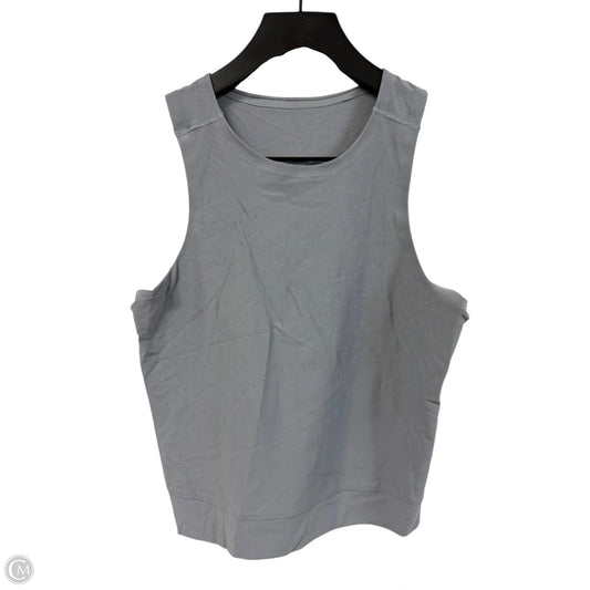 Athletic Tank Top By Lululemon In Grey, Size: 4