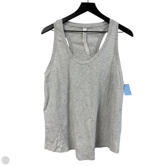 Athletic Tank Top By Lululemon In Grey, Size: 12