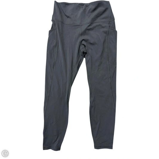 Athletic Leggings By Lululemon In Black, Size: 12