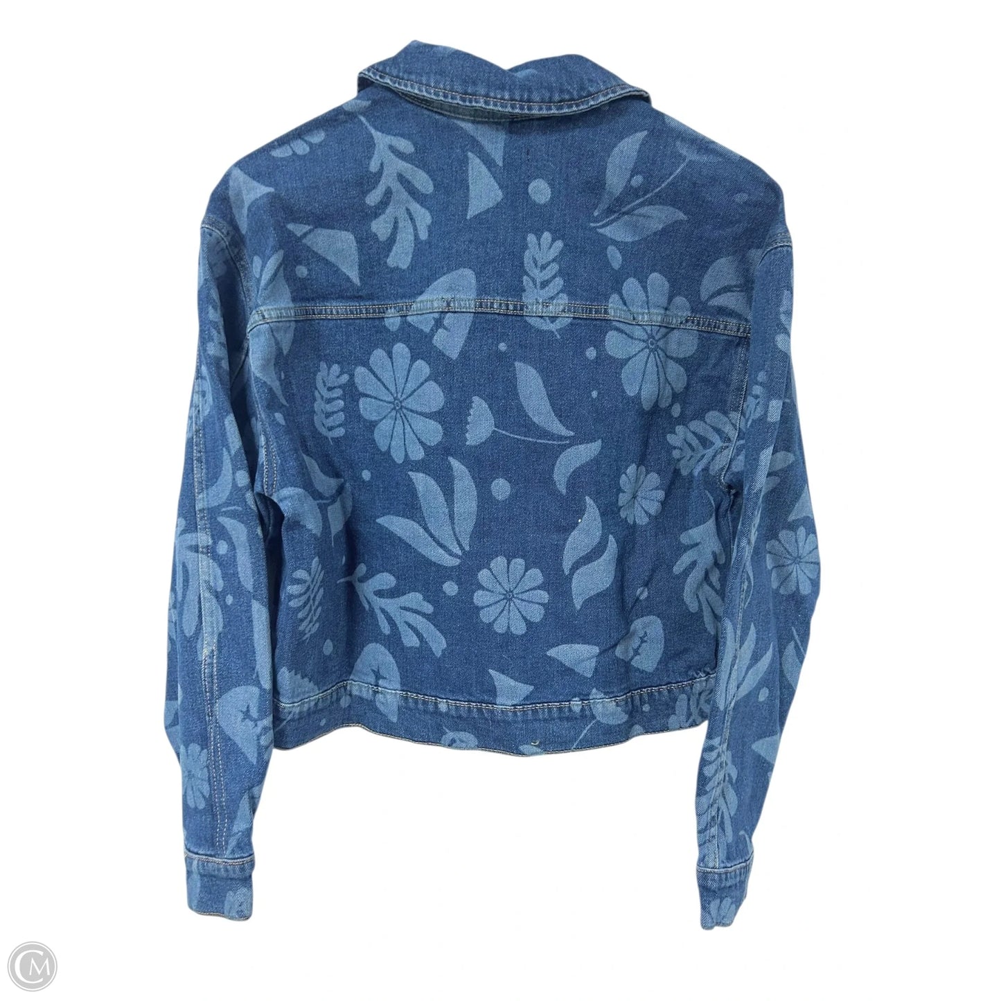 Jacket Denim By Scoop In Blue Denim, Size: S