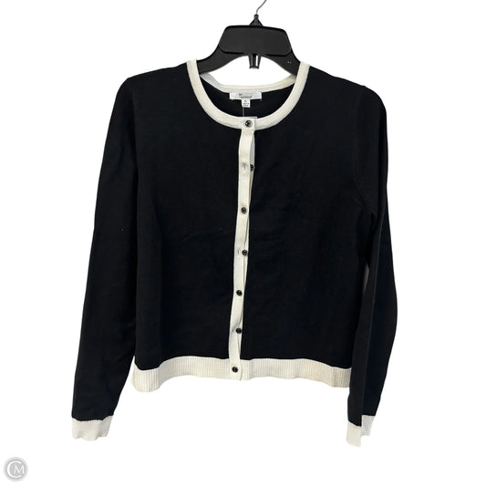 Cardigan By 89th And Madison In Black & White, Size: Lp