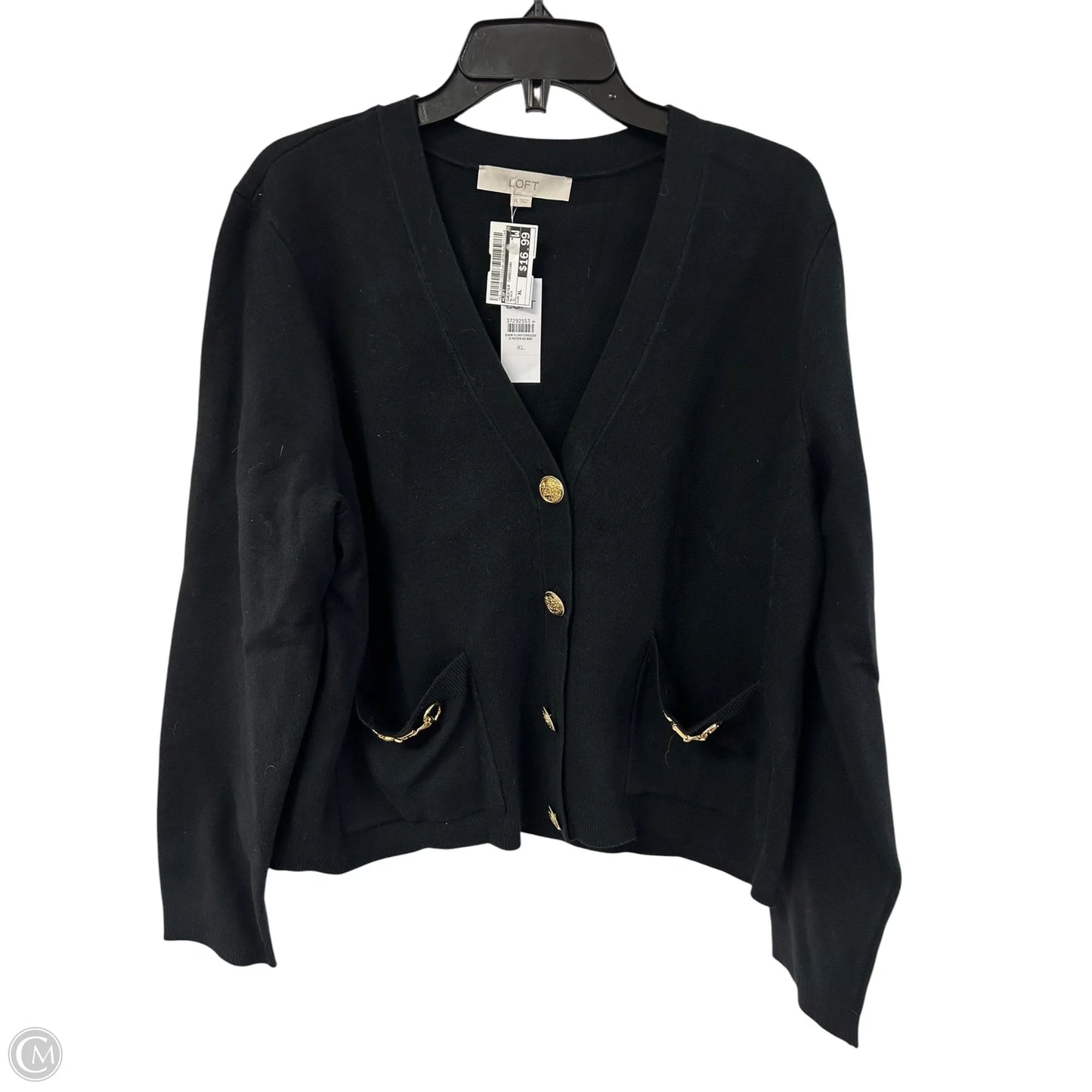 Cardigan By White House Black Market In Black, Size: L