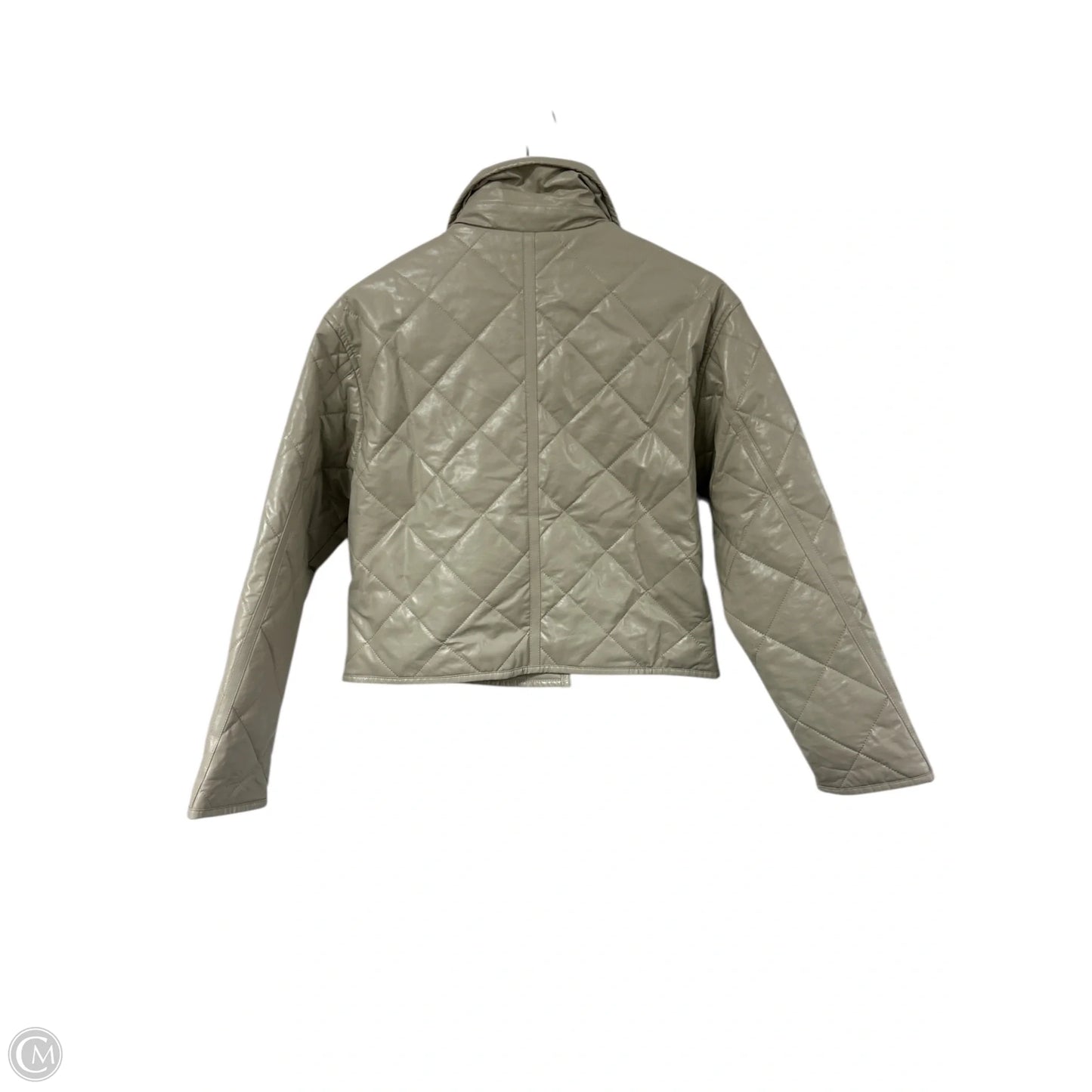 Jacket Puffer & Quilted By Clothes Mentor In Tan, Size: M