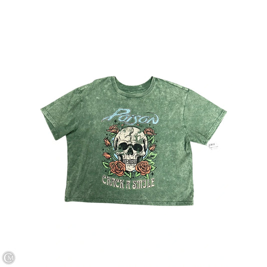 Top Short Sleeve Basic By Clothes Mentor In Green, Size: Xl