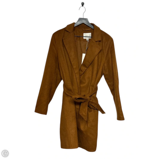 Coat Trench Coat By A New Day In Brown, Size: M