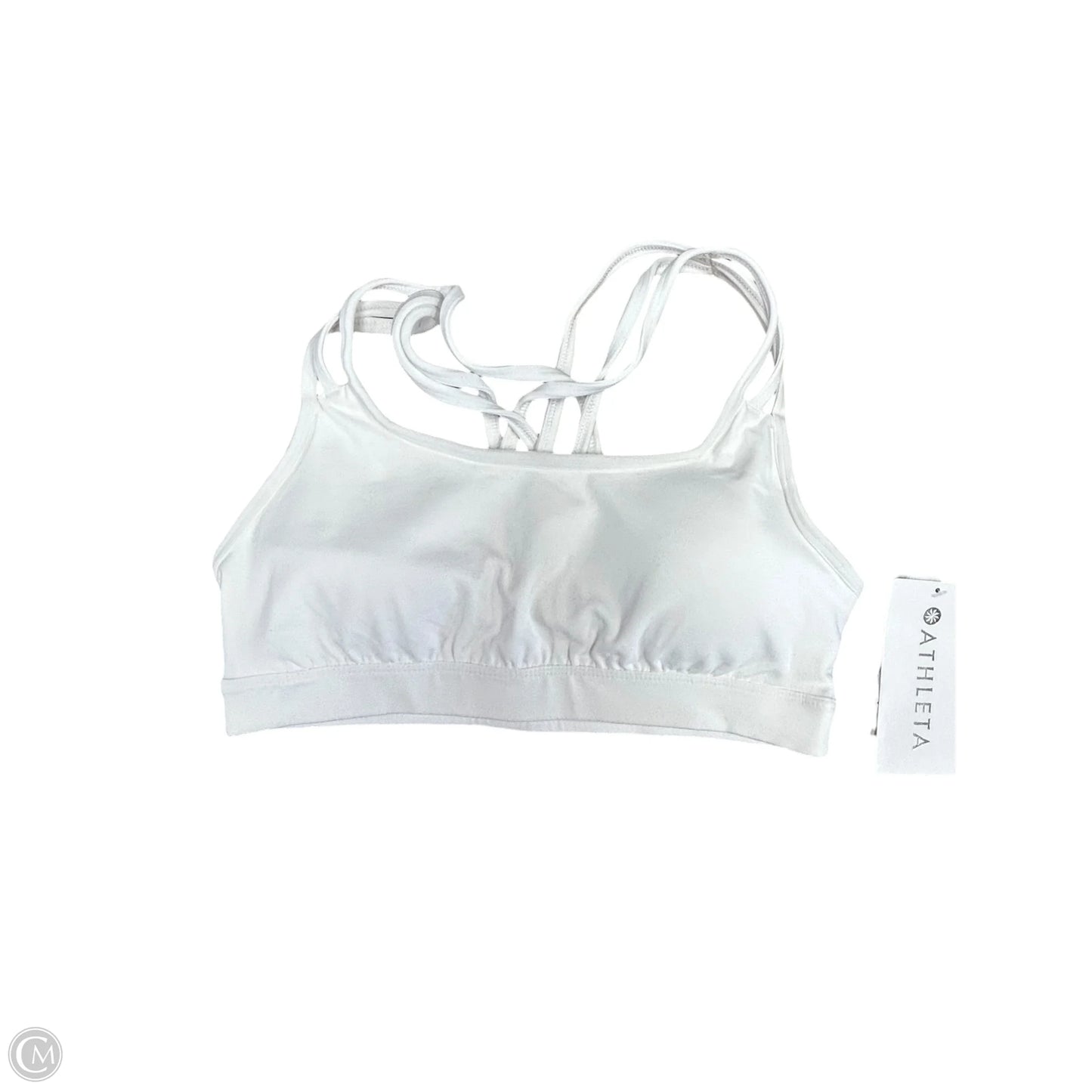Athletic Bra By Athleta In White, Size: M