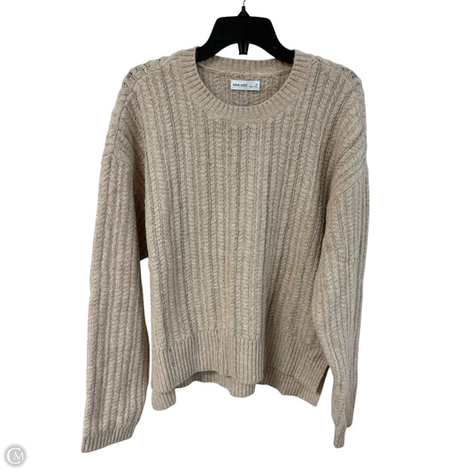 Sweater By Nine West Apparel In Tan, Size: M
