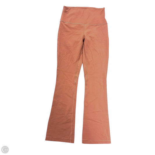 Athletic Pants By Lululemon In Orange, Size: 6