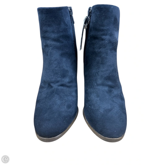 Boots Ankle Heels By Covington In Navy, Size: 6