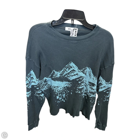Top Long Sleeve By Daydreamer In Navy, Size: M