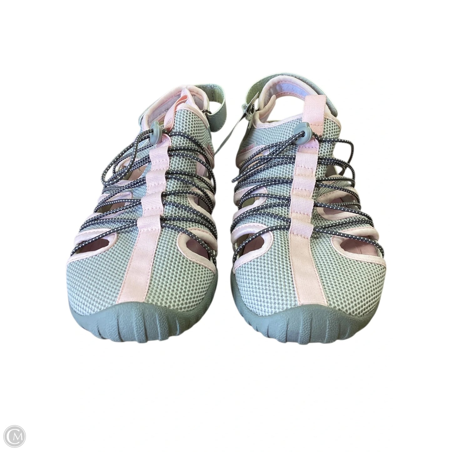 Sandals Flats By Jambu In Grey & Pink, Size: 9.5