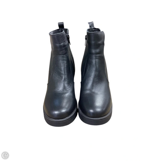 Boots Ankle Heels By Bueno In Black, Size: 6.5