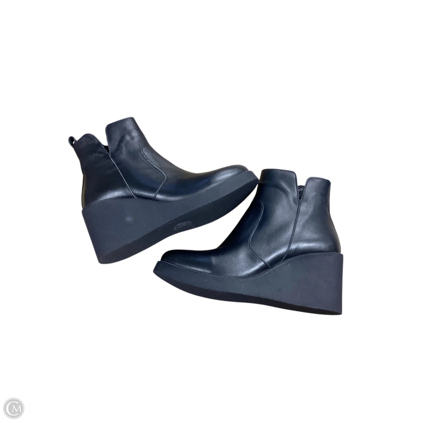 Boots Ankle Heels By Bueno In Black, Size: 6.5