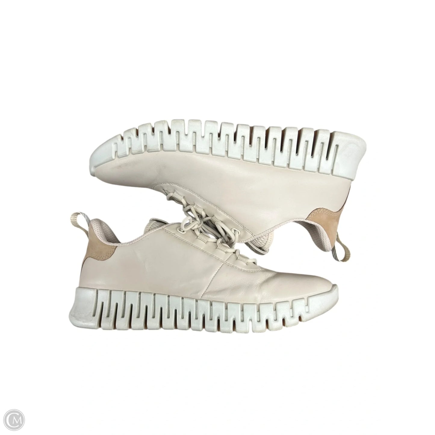 Shoes Sneakers By Ecco In Cream, Size: 9.5