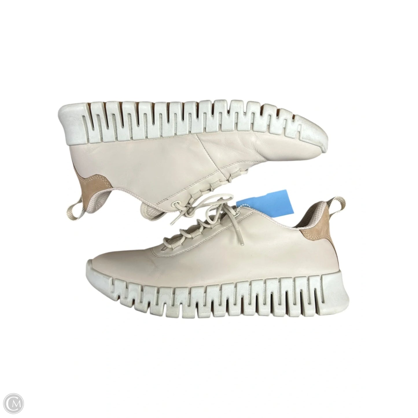 Shoes Sneakers By Ecco In Cream, Size: 9.5