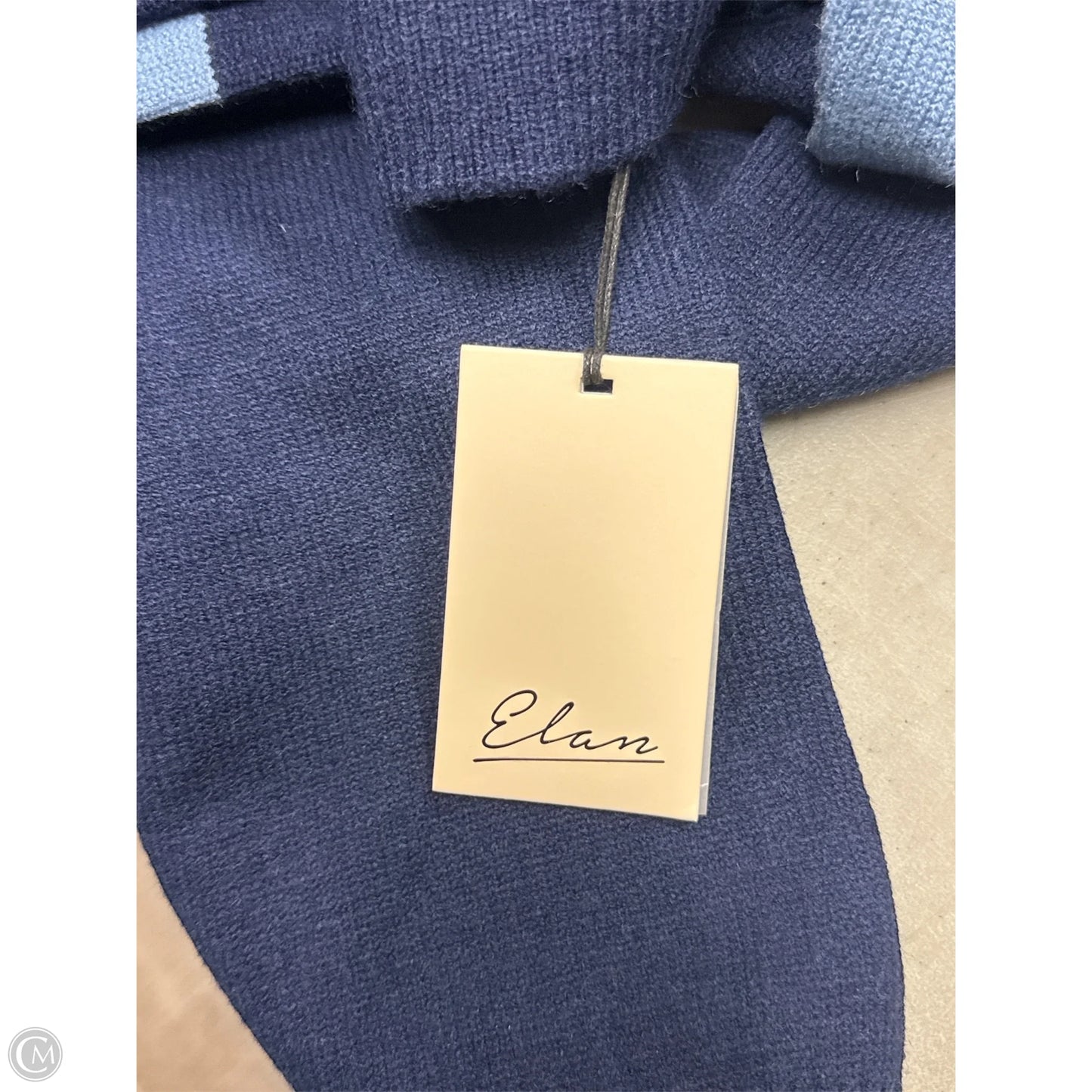Sweater By Elan In Blue, Size: L