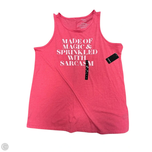 Top Sleeveless Basic By Torrid In Pink, Size: 2x