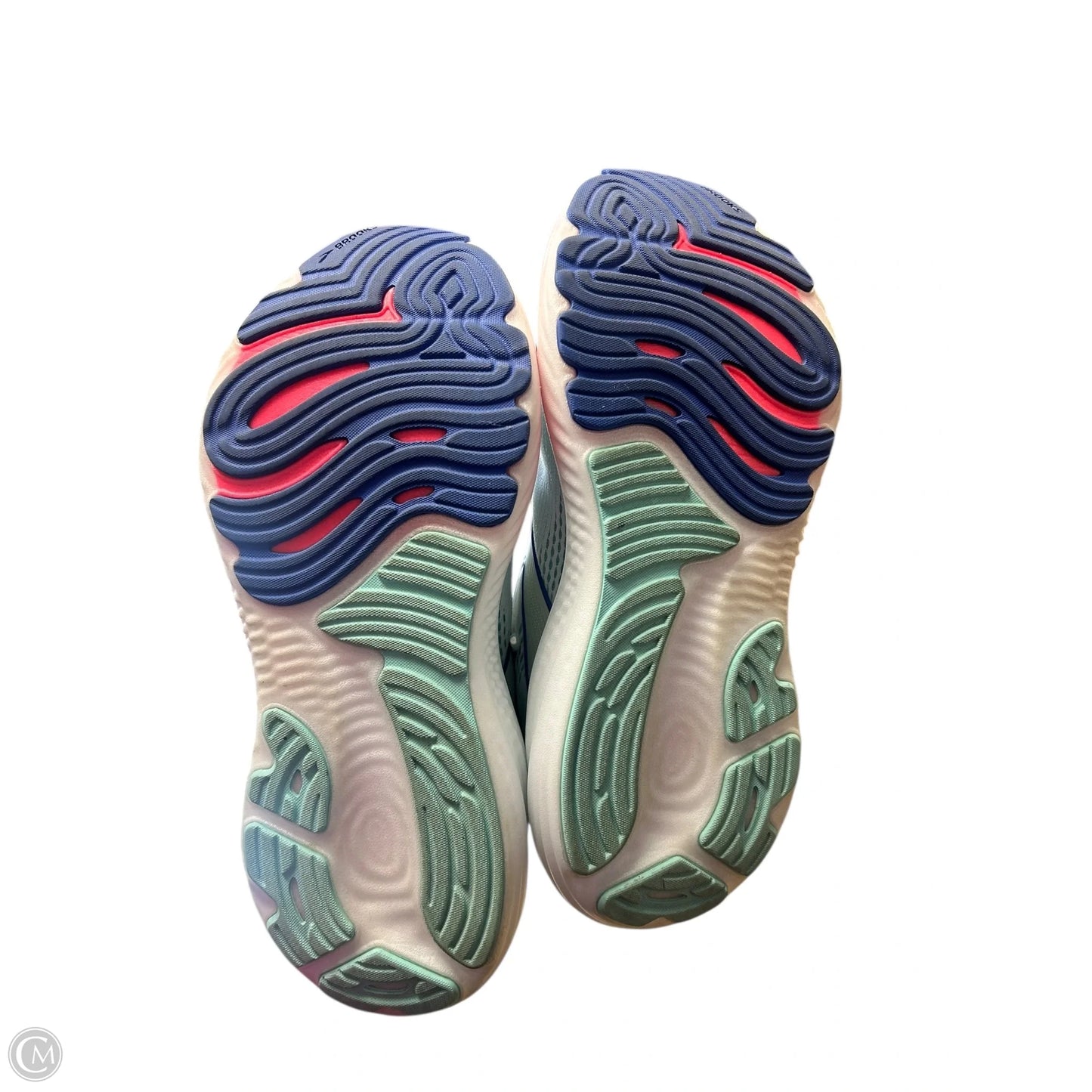 Shoes Athletic By Brooks In Blue & White, Size: 9.5