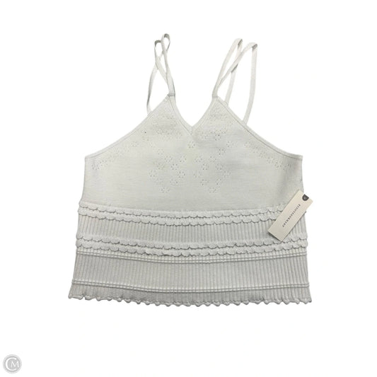Top Sleeveless By Anthropologie In White, Size: S