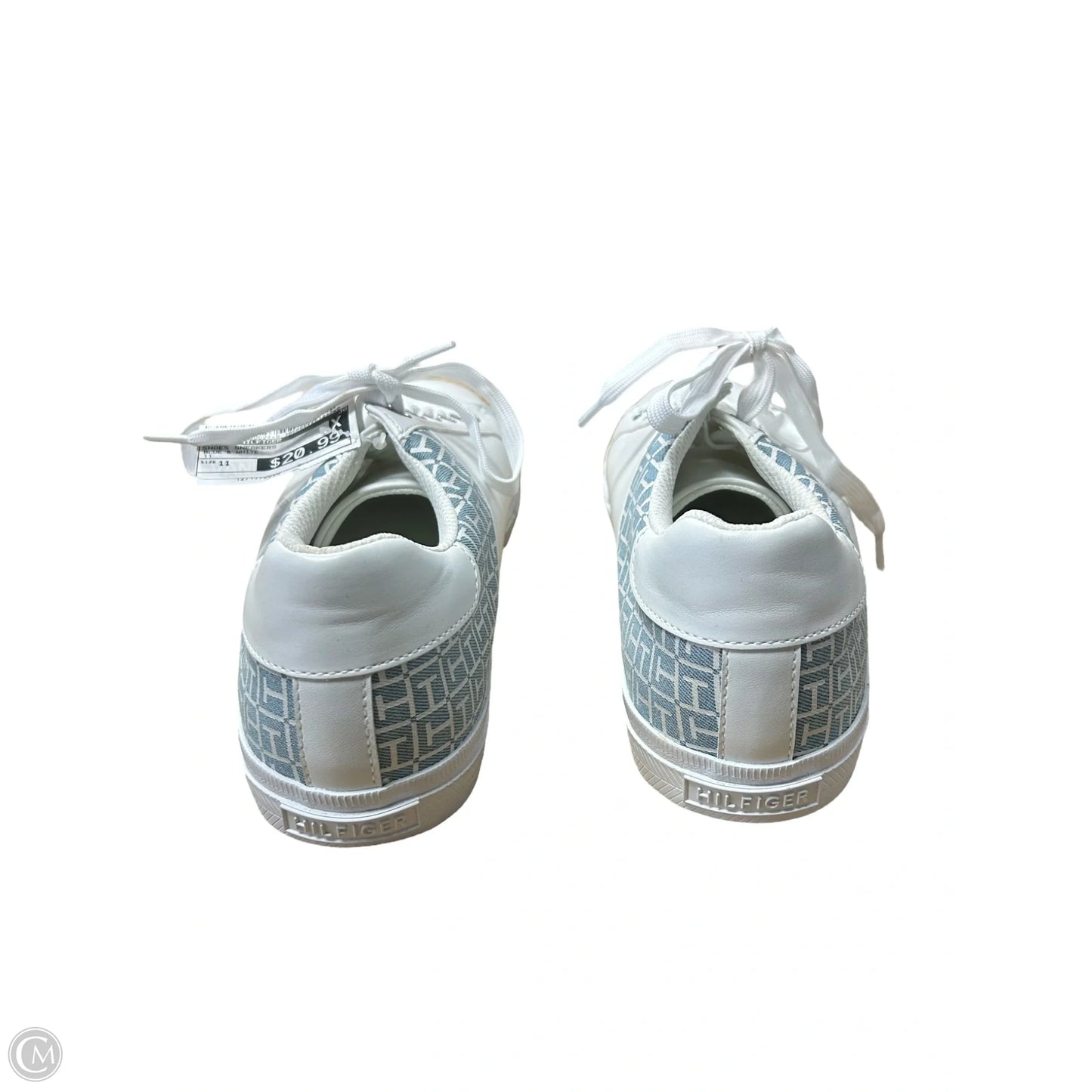 Shoes Sneakers By Tommy Hilfiger In Blue & White, Size: 11
