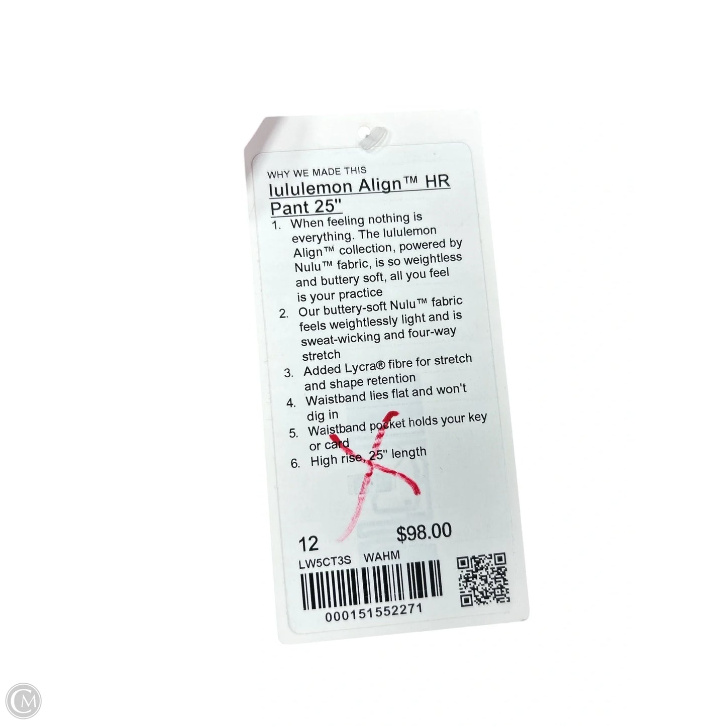 Athletic Leggings By Lululemon In Pink, Size: 12