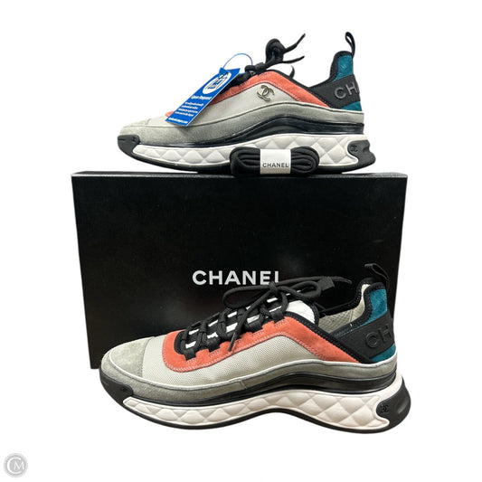Shoes Luxury Designer By Chanel In Multi-colored, Size: 10