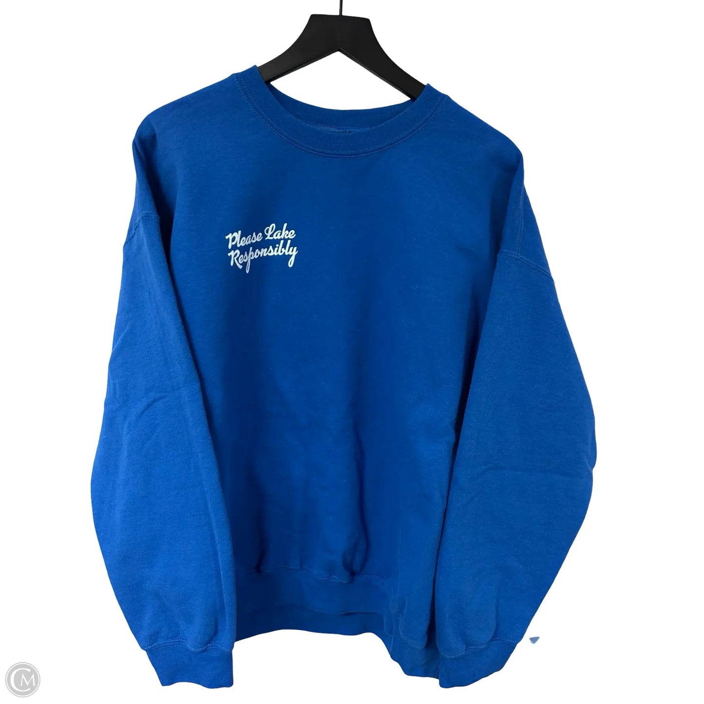 Sweatshirt Crewneck By Cmf In Blue, Size: L