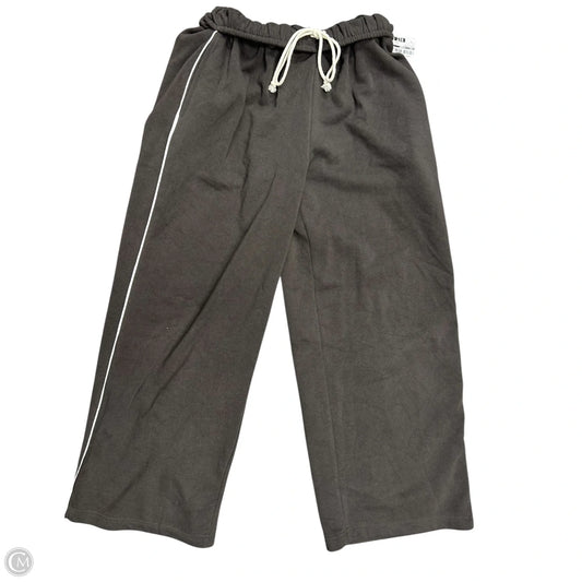 Pants Lounge By Leela & Lavender In Grey & White, Size: M