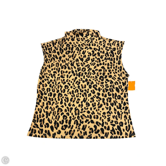 Top Short Sleeve By Nine West Apparel In Camouflage Print, Size: Xl