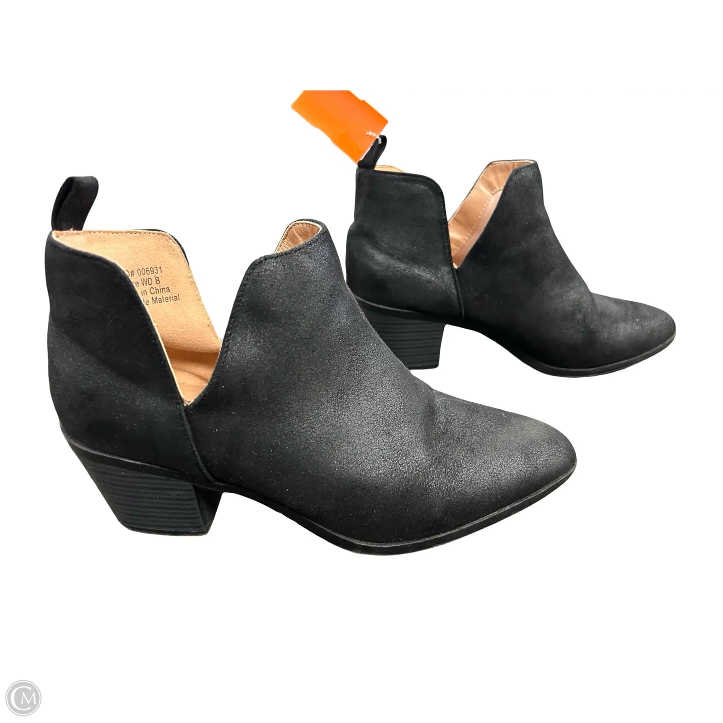 Boots Ankle Flats By Journee In Black, Size: 8